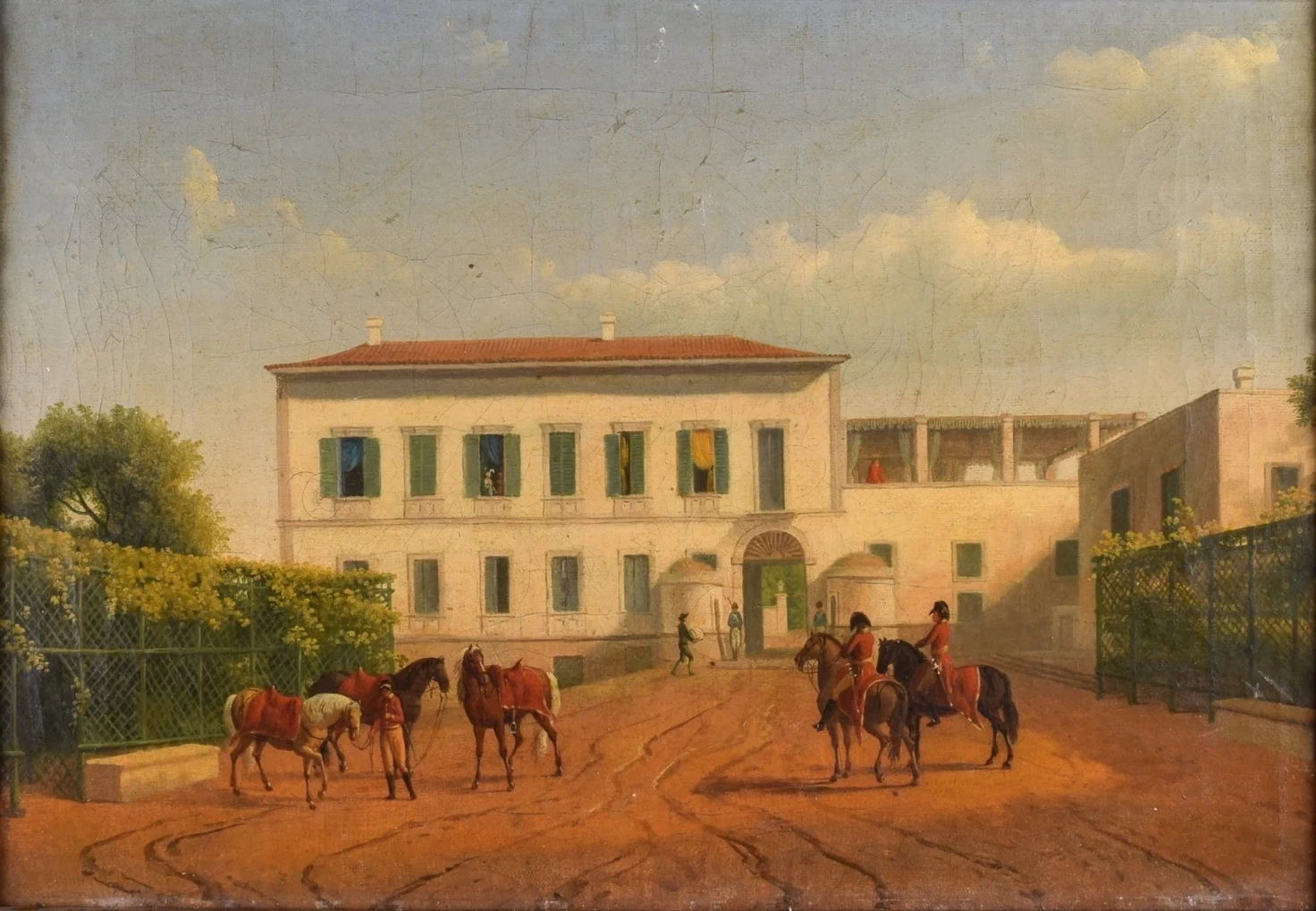 Alexandre Hyacinthe Dunouy - Gioacchino Murat al Palazzo d'Estate